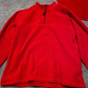 Red XL Quarter Zip Up